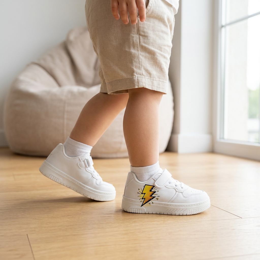 Kids Pop Thunder Lightning Sneakers – Ages 2–12