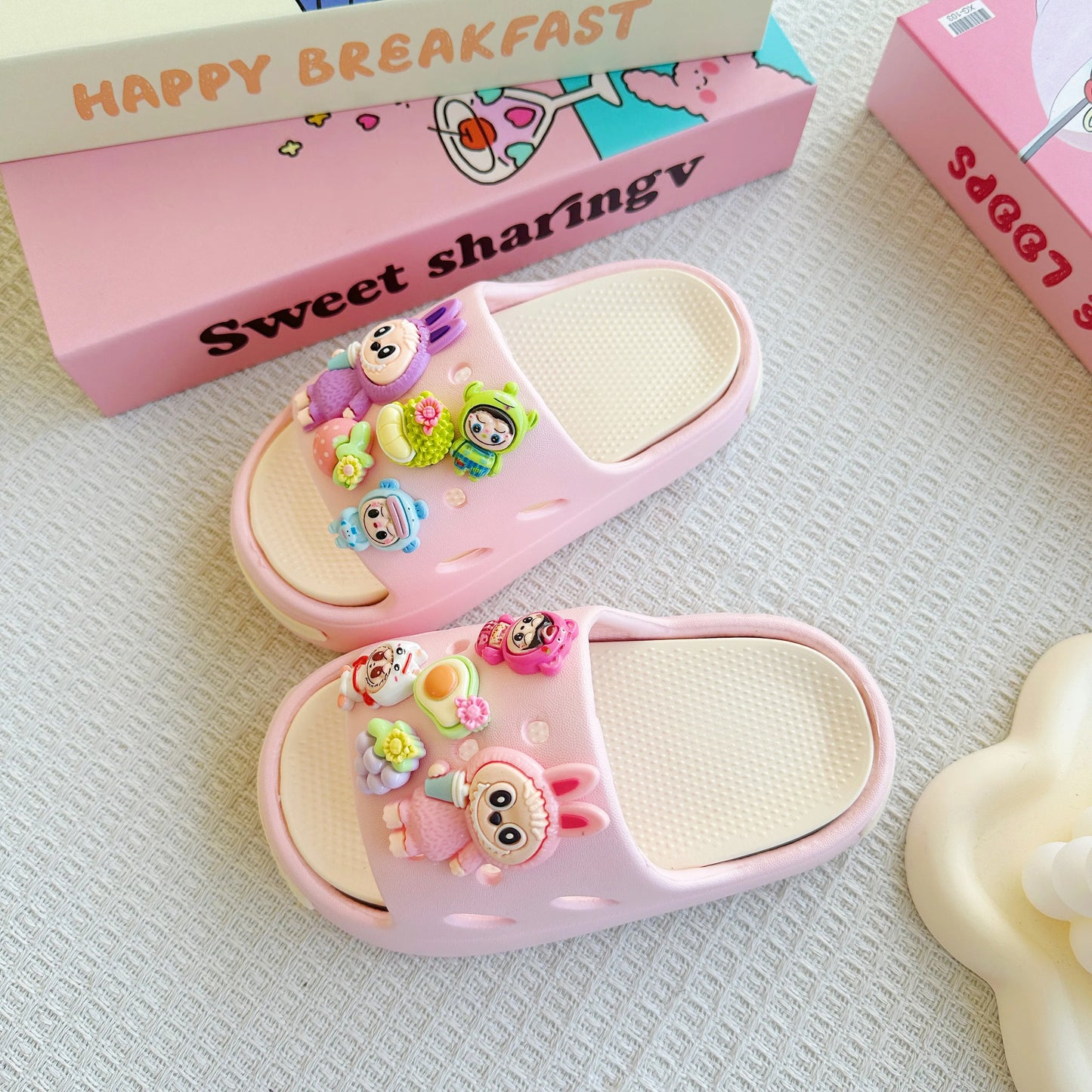 Cartoon EVA Slippers for Kids Fun 3D Characters 2-9 Years