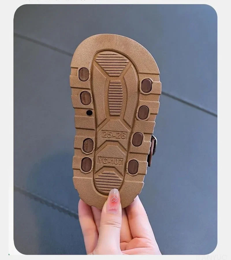 Children's Sandals with Toe Protection, Ages 1–10 Years