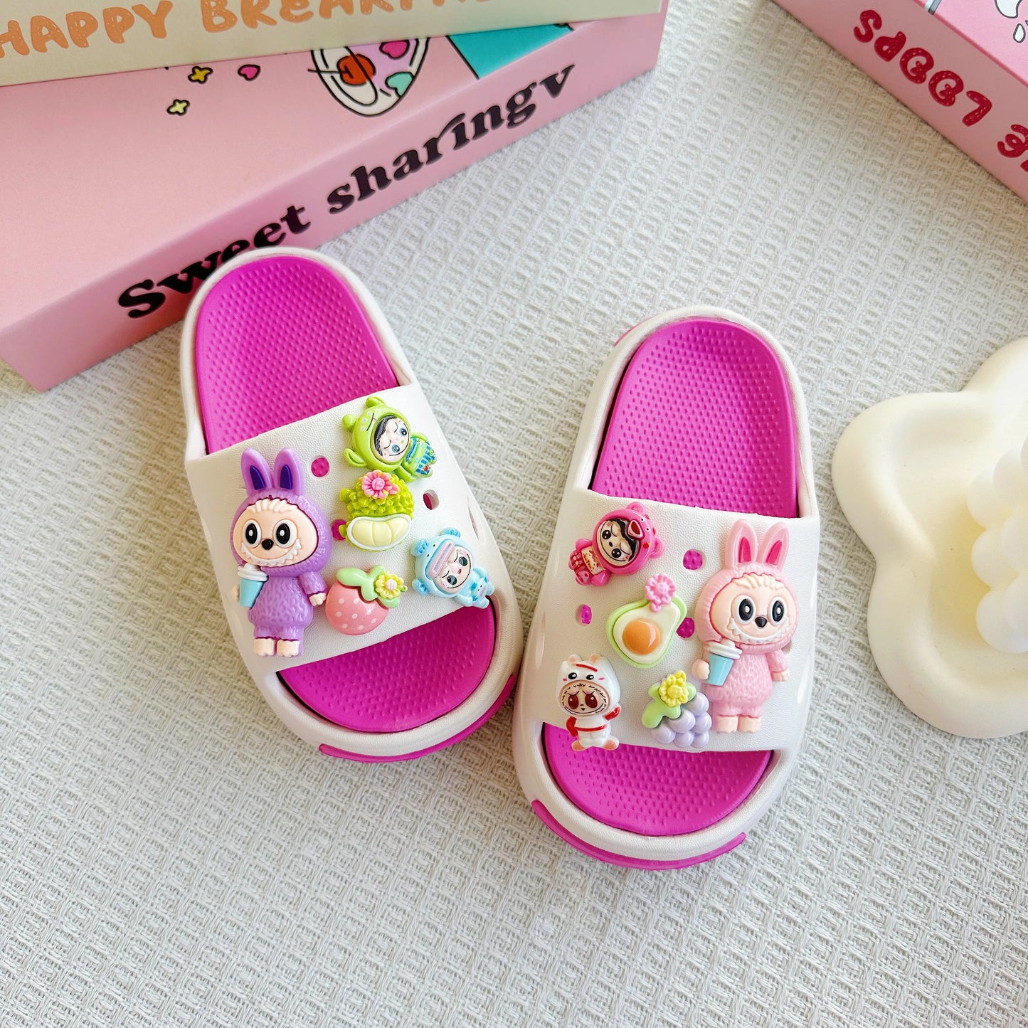 Cartoon EVA Slippers for Kids Fun 3D Characters 2-9 Years