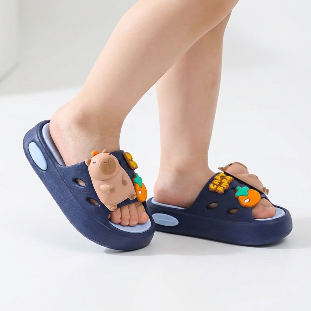 Kapcie Capybara z miękką podeszwą i antypoślizgowe (dla dzieci w wieku 2-9 lat)