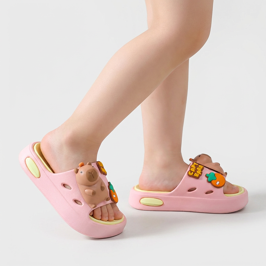 Kapcie Capybara z miękką podeszwą i antypoślizgowe (dla dzieci w wieku 2-9 lat)