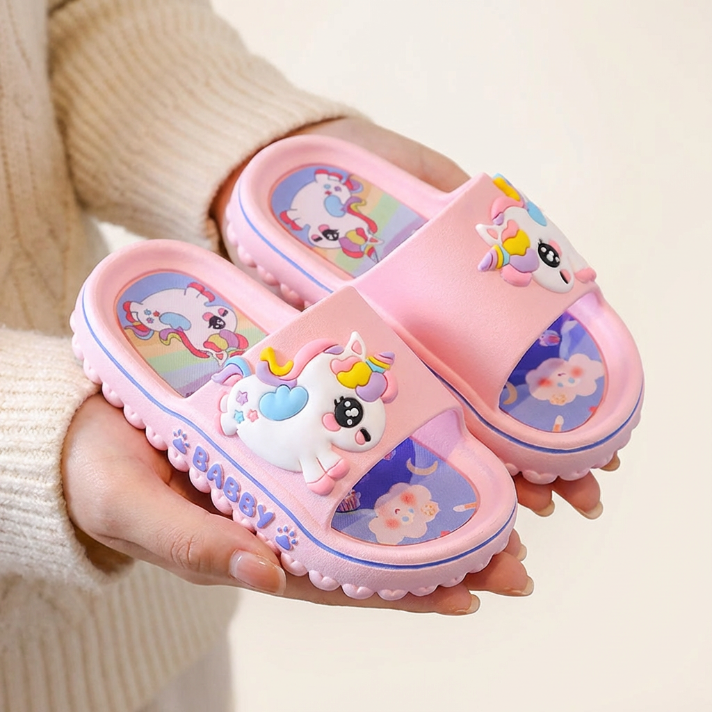 Cute Cartoon Summer Slippers – Soft & Anti-Slip
