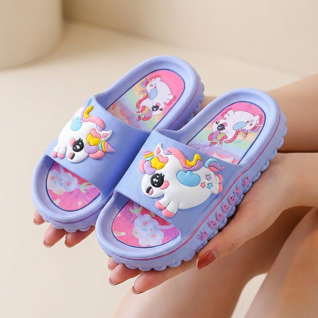 Cute Cartoon Summer Slippers – Soft & Anti-Slip
