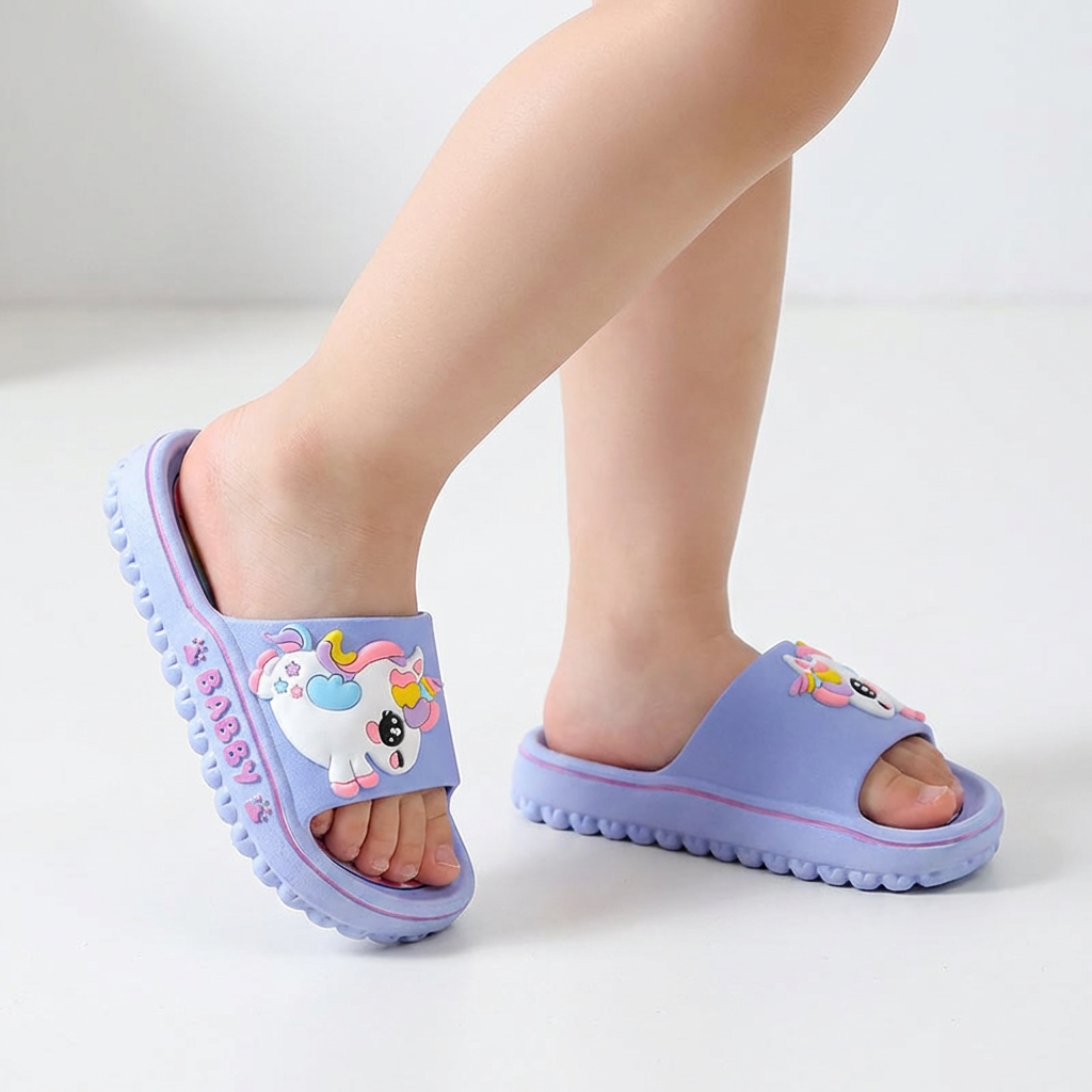 Cute Cartoon Summer Slippers – Soft & Anti-Slip