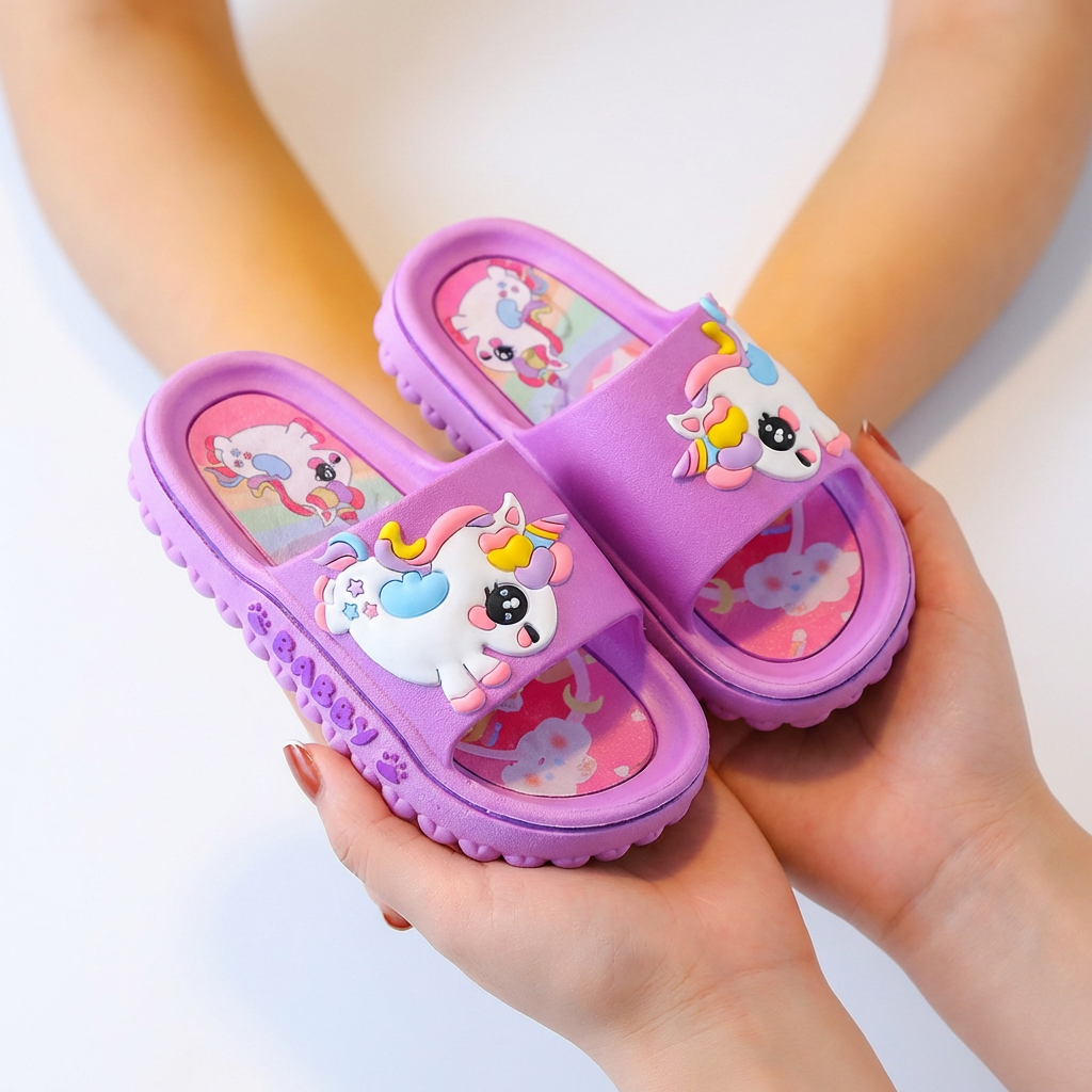 Cute Cartoon Summer Slippers – Soft & Anti-Slip
