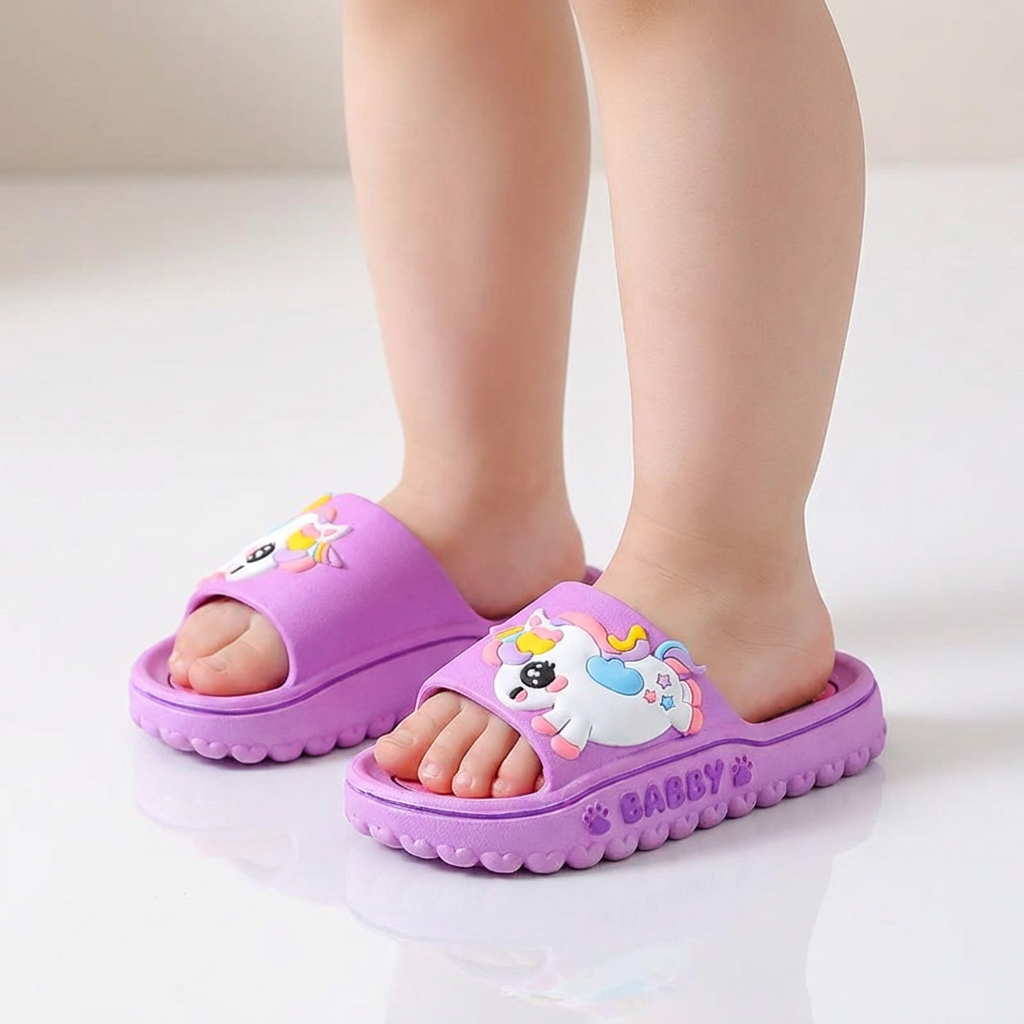 Cute Cartoon Summer Slippers – Soft & Anti-Slip