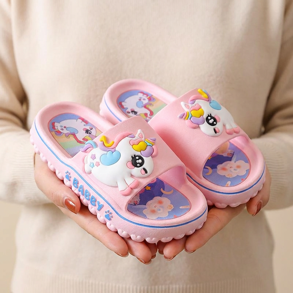 Cute Cartoon Summer Slippers – Soft & Anti-Slip