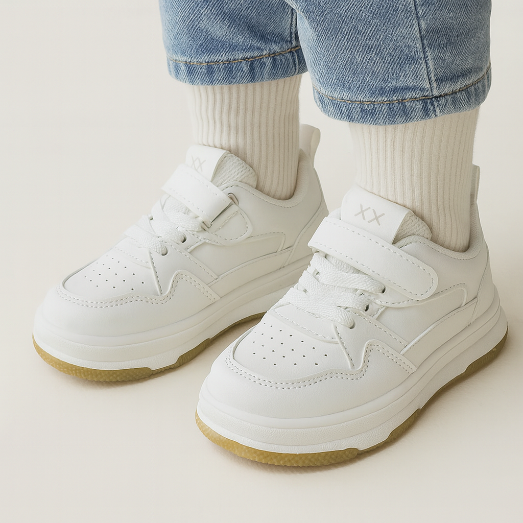 All Pure White Sneakers for Kids Ages 1-6