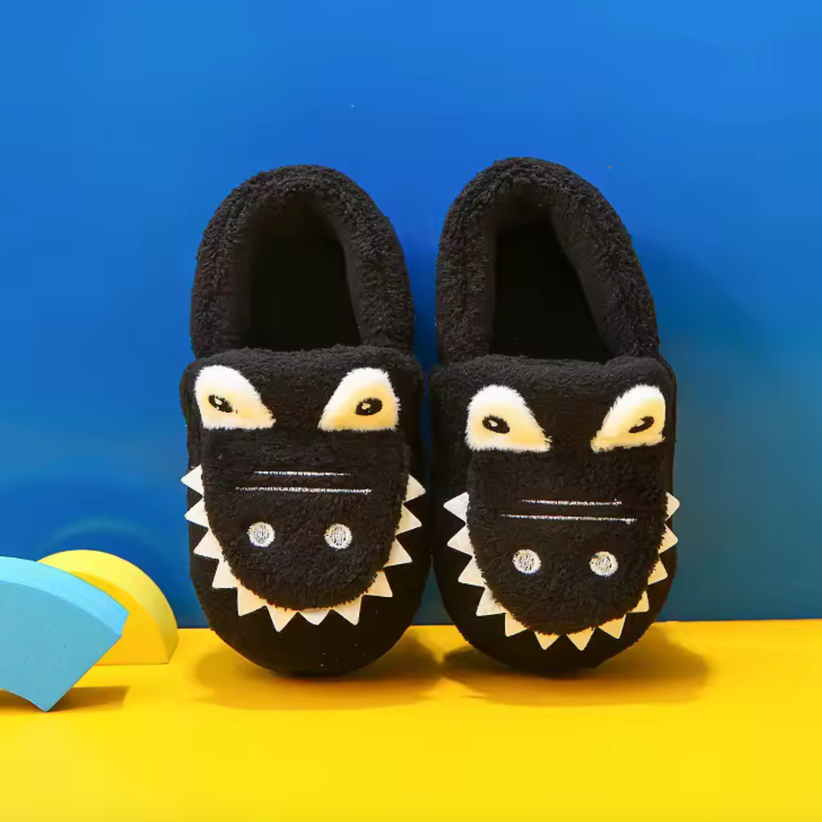 Soft Cartoon Dino Slippers Ages 1-6