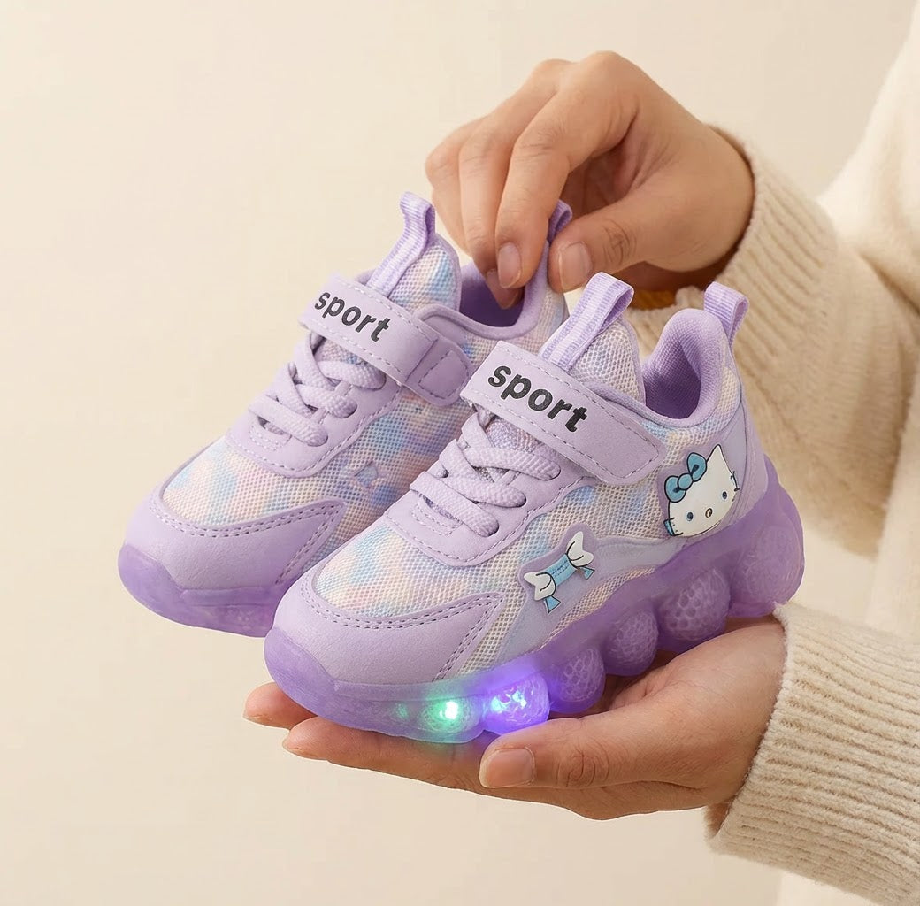 Adidasi Hello Kitty Bubble LED pentru copii (1-6 ani)