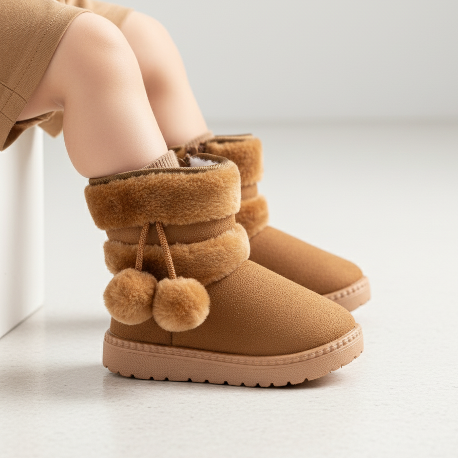 Comfortable Thick Warm Kids Boots Ages 1-9