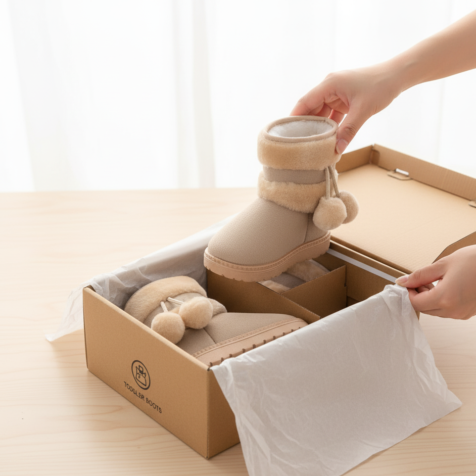 Comfortable Thick Warm Kids Boots Ages 1-9