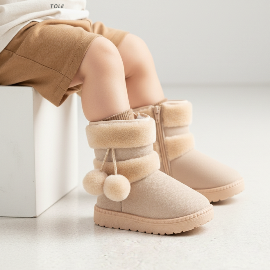 Comfortable Thick Warm Kids Boots Ages 1-9