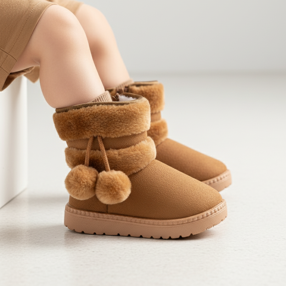 Comfortable Thick Warm Kids Boots Ages 1-9