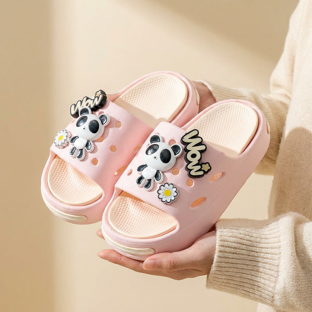 Pantofle Wow s měkkou podrážkou a protiskluzovou úpravou (věk 2-9 let)