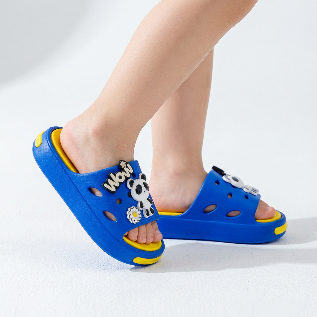 Pantofle Wow s měkkou podrážkou a protiskluzovou úpravou (věk 2-9 let)