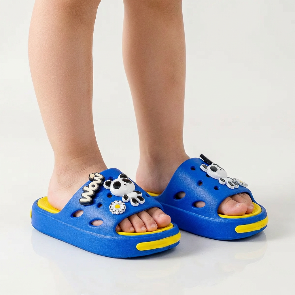 Pantofle Wow s měkkou podrážkou a protiskluzovou úpravou (věk 2-9 let)