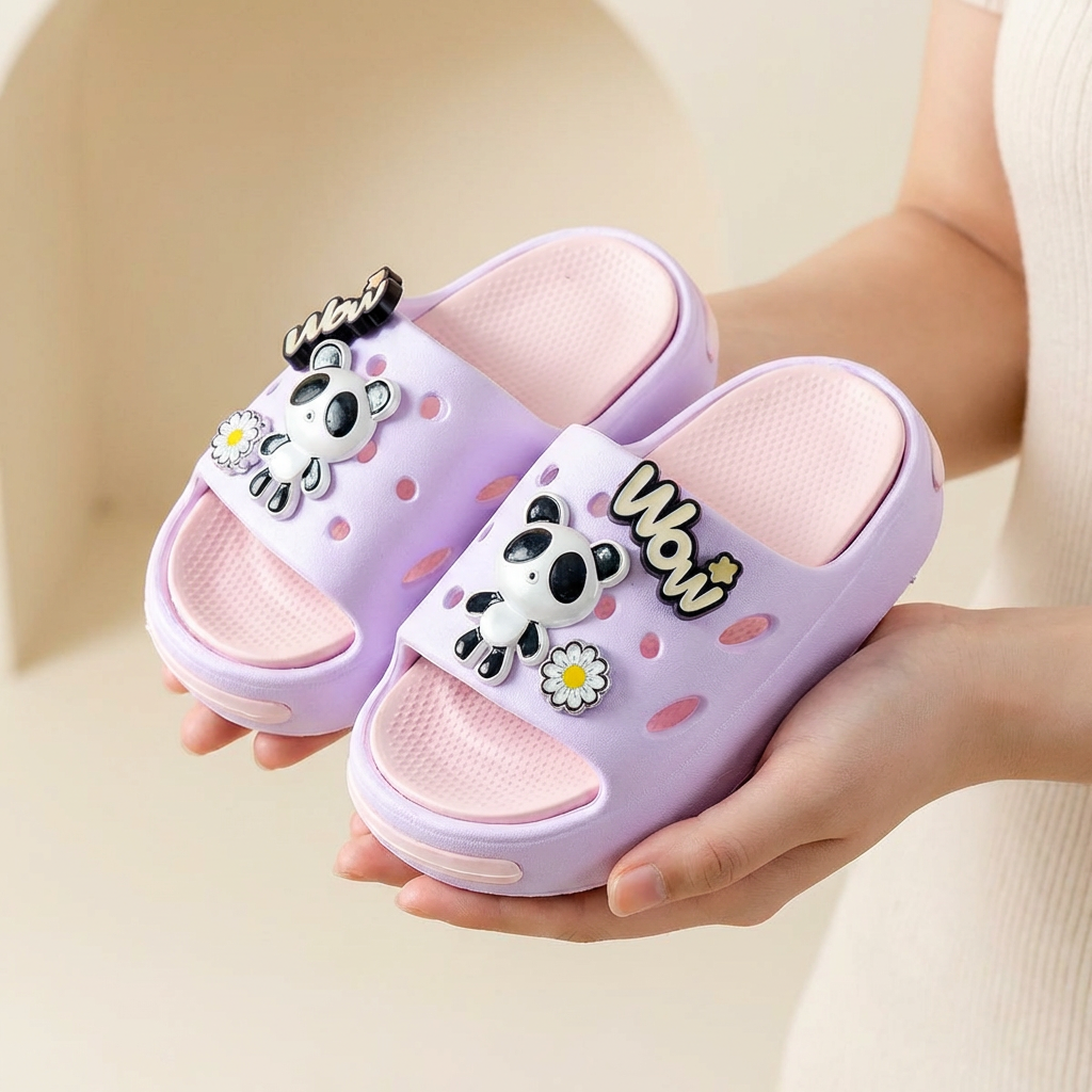 Pantofle Wow s měkkou podrážkou a protiskluzovou úpravou (věk 2-9 let)