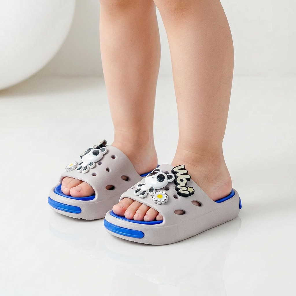 Pantofle Wow s měkkou podrážkou a protiskluzovou úpravou (věk 2-9 let)