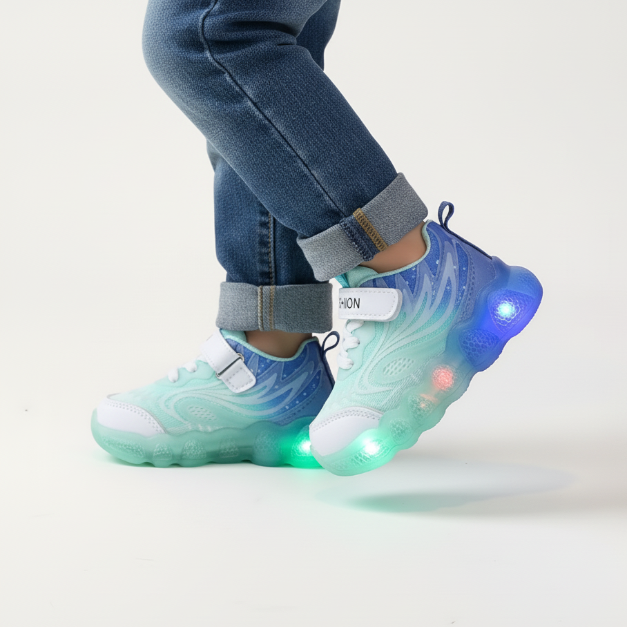 Glowing LED Light Sneakers Ages 2-6