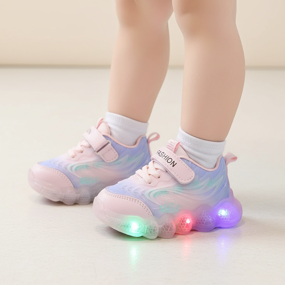 Glowing LED Light Sneakers Ages 2-6
