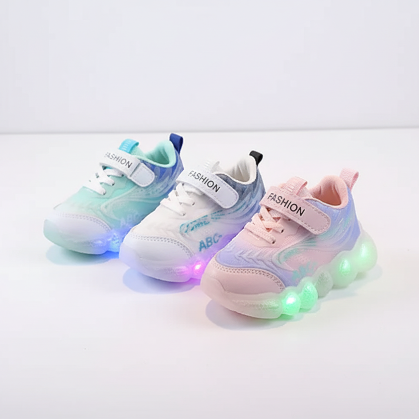 Glowing LED Light Sneakers Ages 2-6
