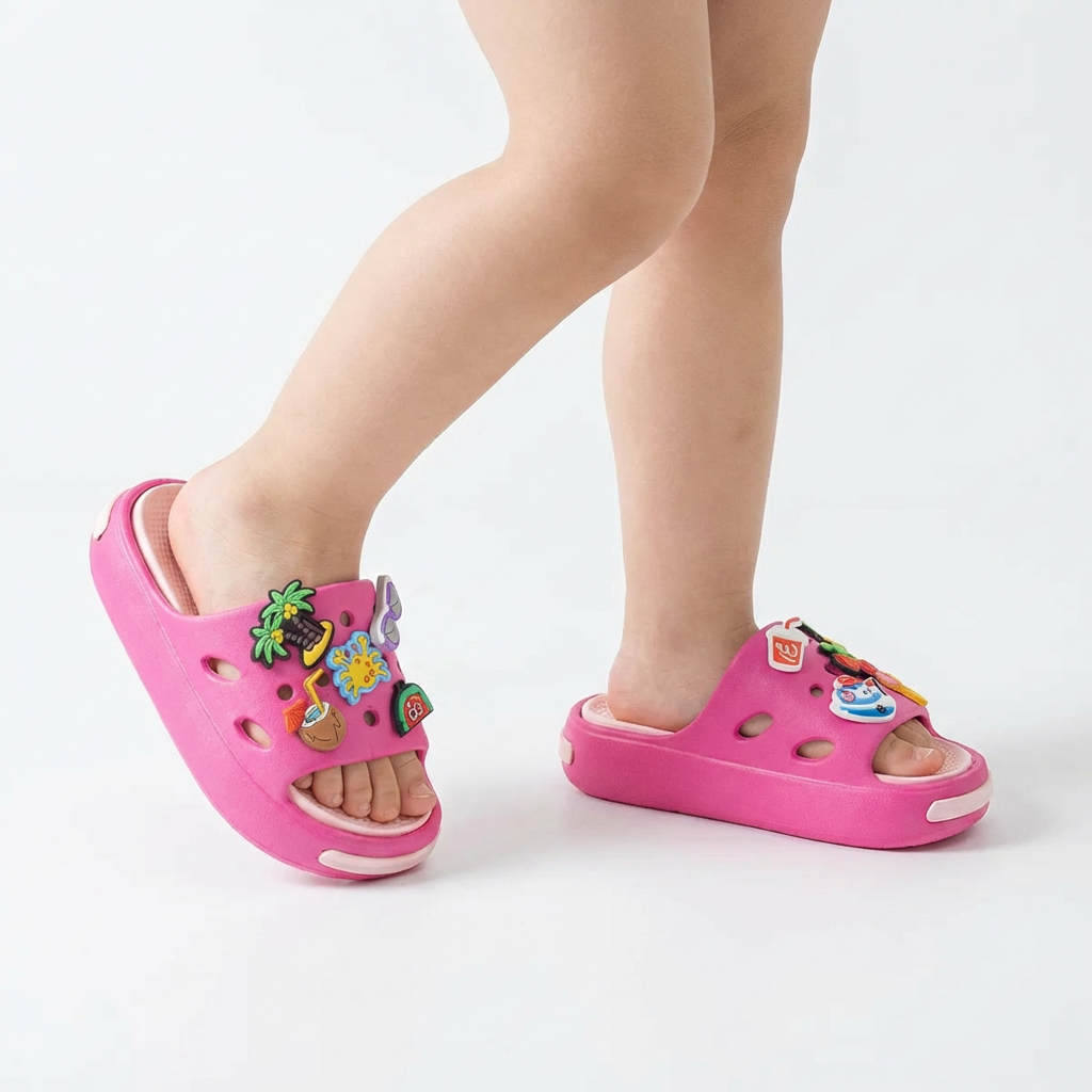 Papuci de casă cu talpă moale și antiderapantă (vârste 2-9 ani)