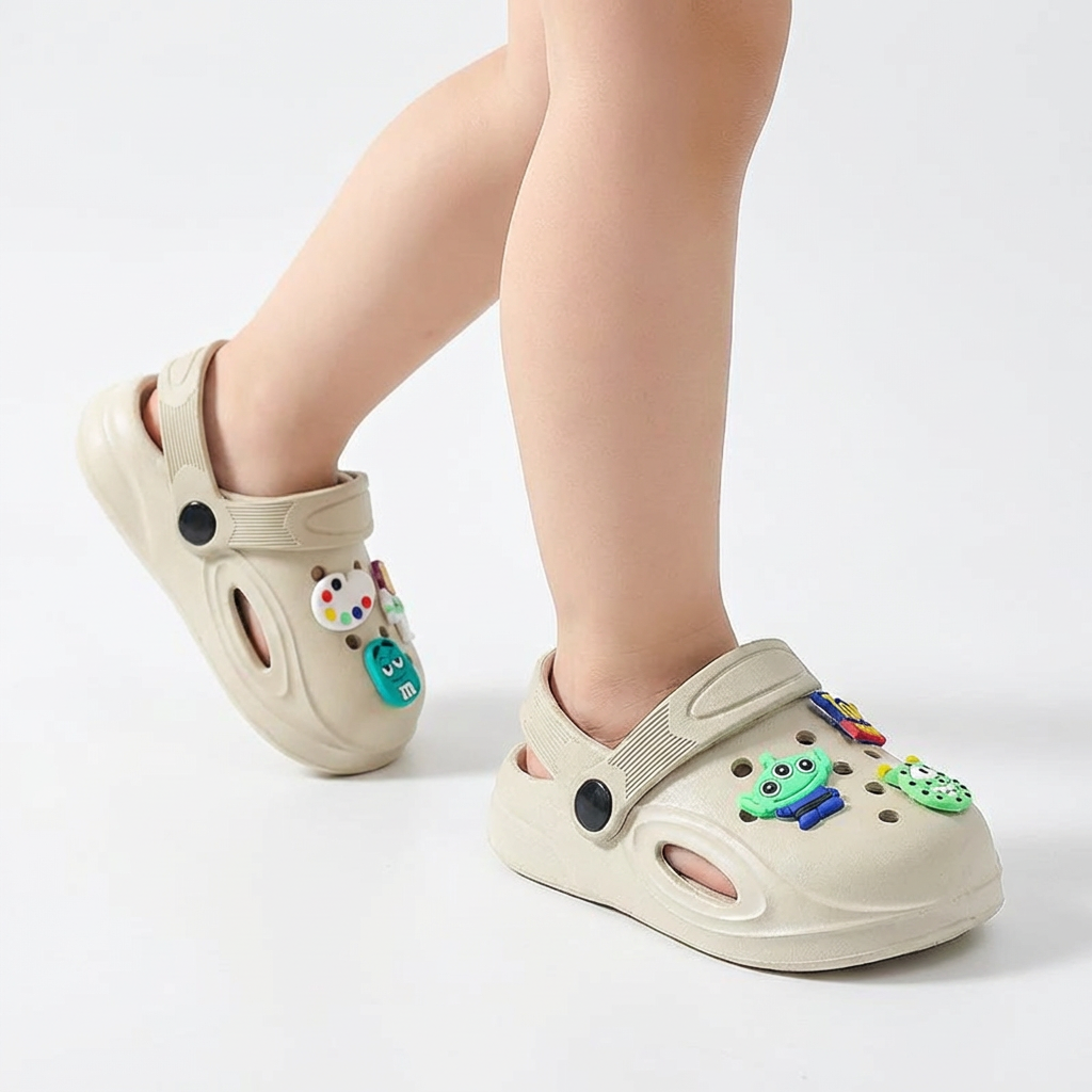 Zuecos de goma espacial para niños (de 1 a 6 años)