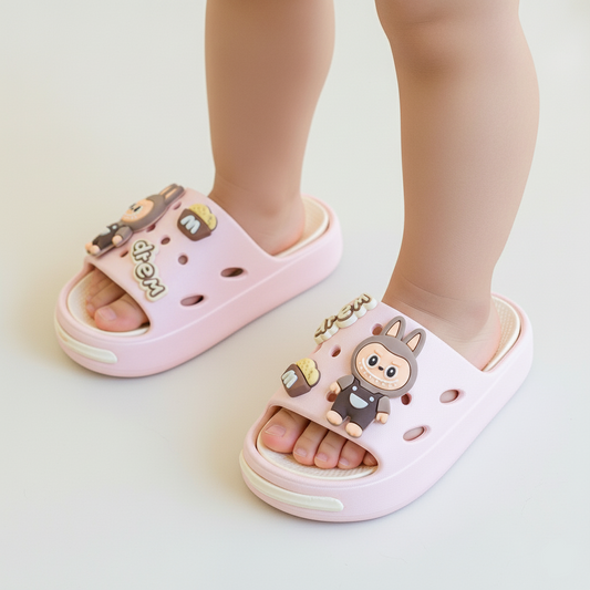 Pink and Purple EVA Slippers Ages 2–10