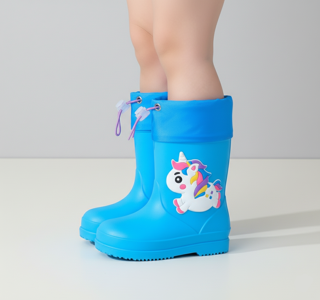 Unicorn Waterproof Non-Slip Rain Boots Ages 0-3 Years