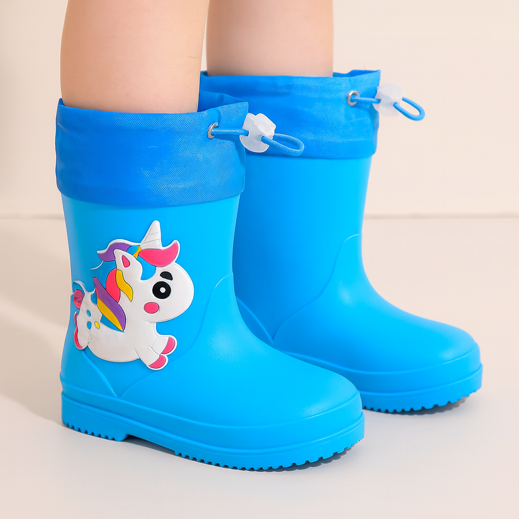 Unicorn Waterproof Non-Slip Rain Boots Ages 0-3 Years
