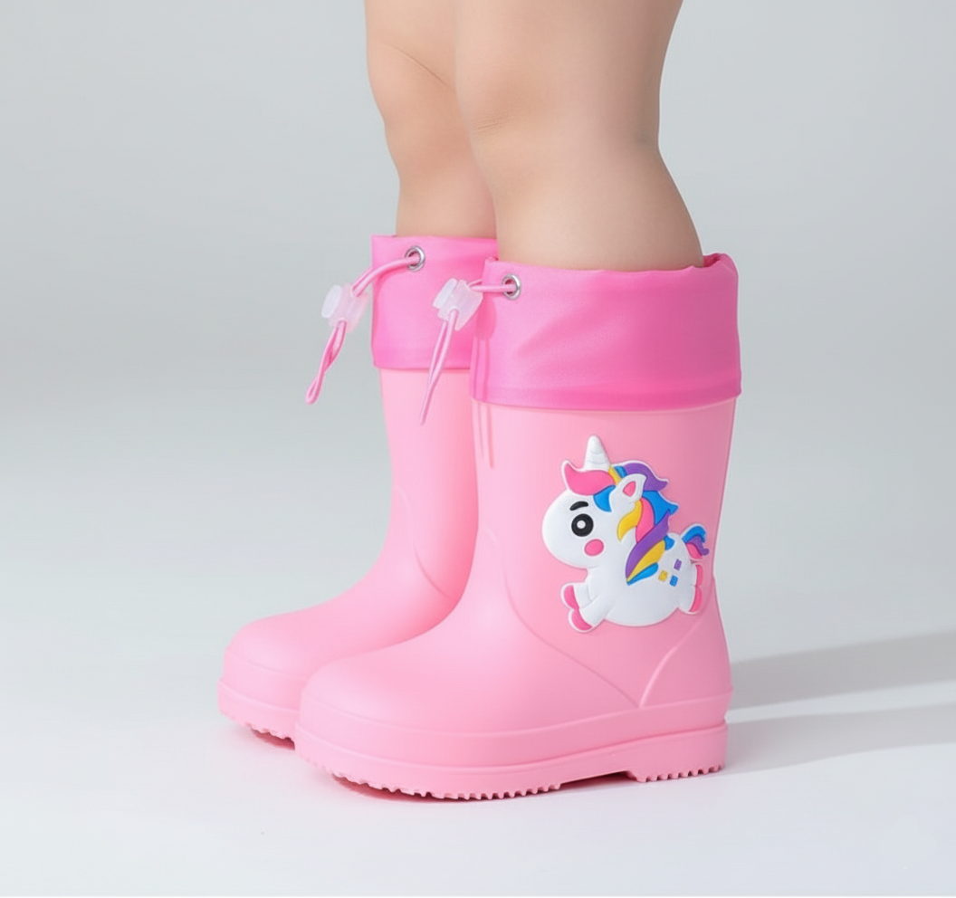 Unicorn Waterproof Non-Slip Rain Boots Ages 0-3 Years