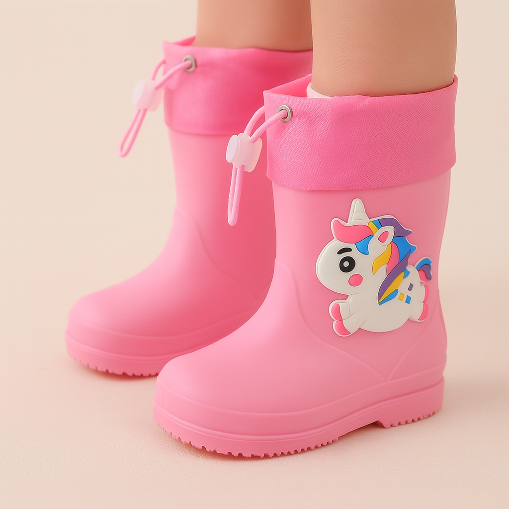Unicorn Waterproof Non-Slip Rain Boots Ages 0-3 Years