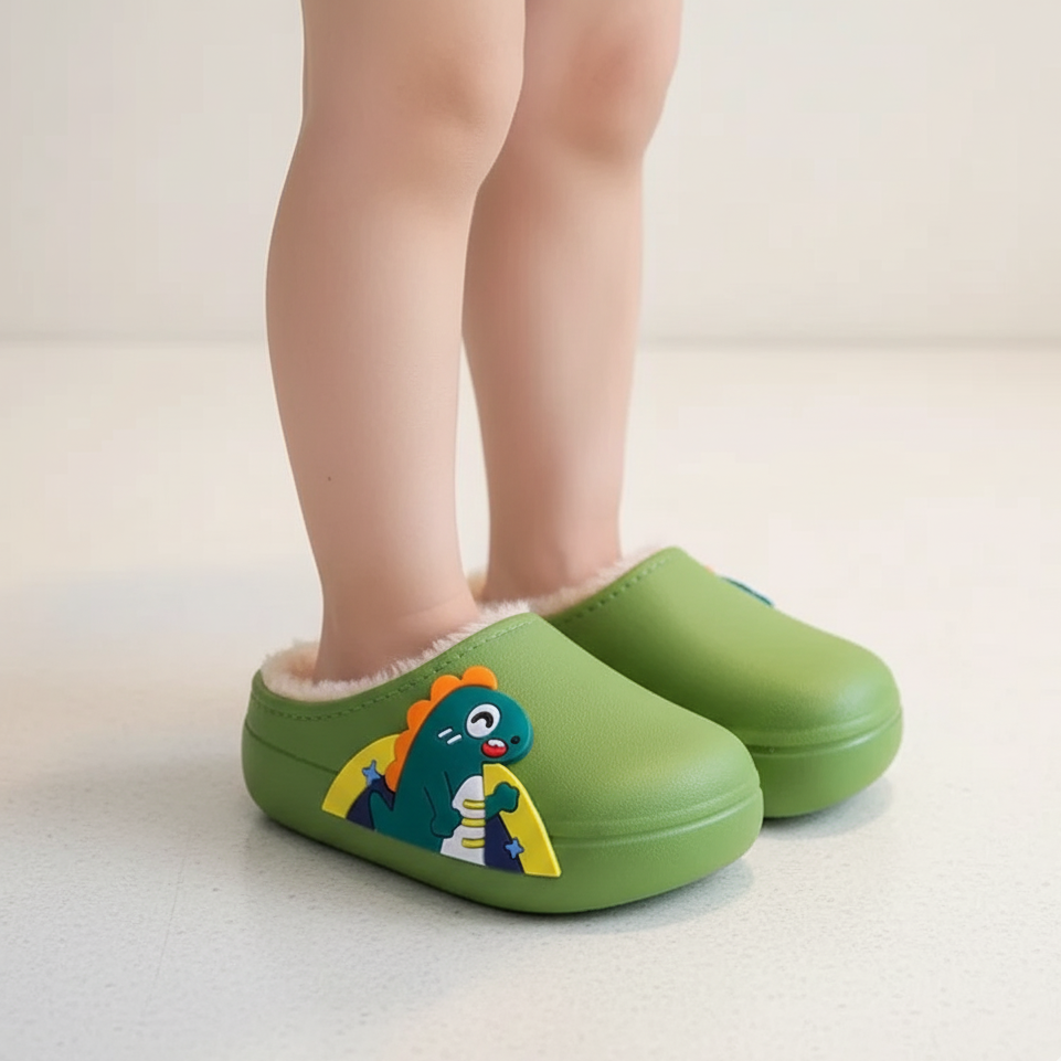 Plush Warm Waterproof Slippers Ages 2 to Adults