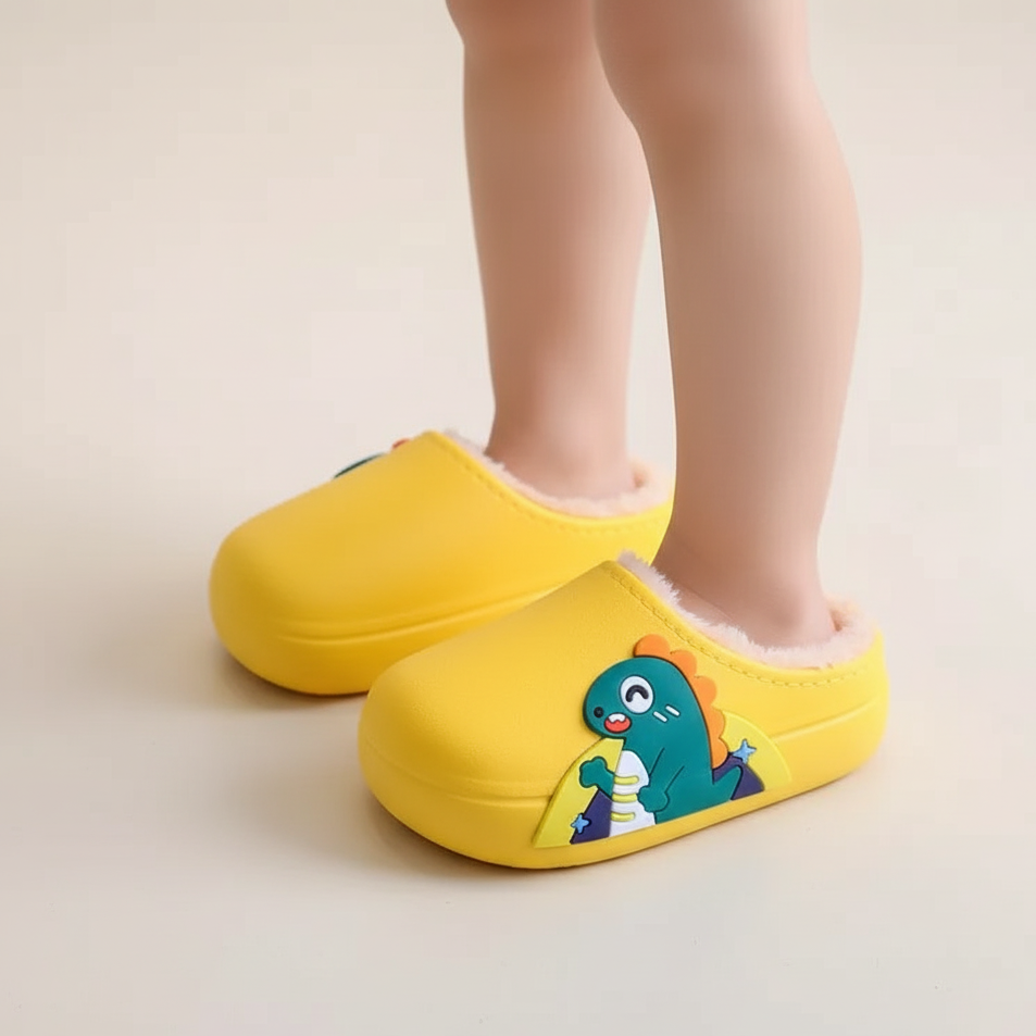 Plush Warm Waterproof Slippers Ages 2 to Adults