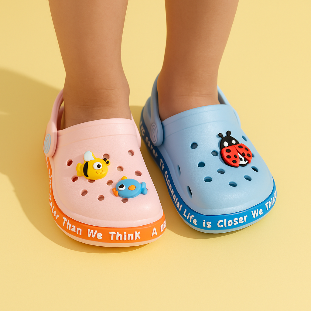 Rubber Jelly Clogs for Children Age 1-6 Years
