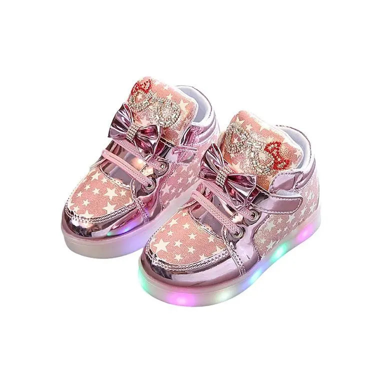 Kids LED Light-Up Sneakers – EU 21–30
