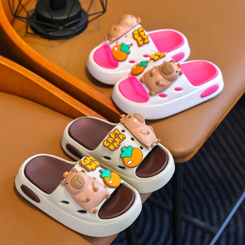 Kapcie Capybara z miękką podeszwą i antypoślizgowe (dla dzieci w wieku 2-9 lat)