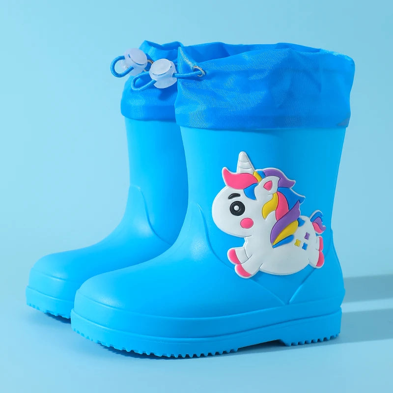 Unicorn Waterproof Non-Slip Rain Boots Ages 0-3 Years