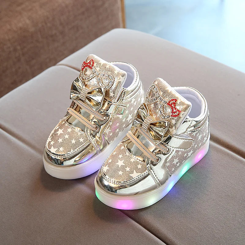 Kids LED Light-Up Sneakers – EU 21–30