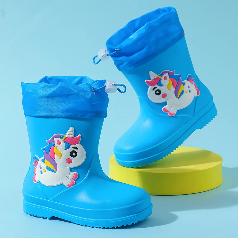 Unicorn Waterproof Non-Slip Rain Boots Ages 0-3 Years