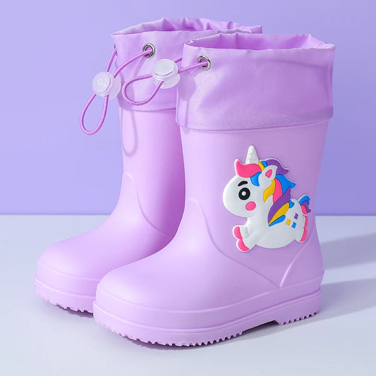 Unicorn Waterproof Non-Slip Rain Boots Ages 0-3 Years