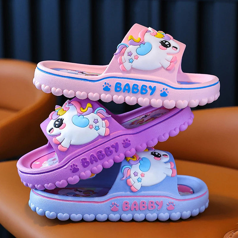 Cute Cartoon Summer Slippers – Soft & Anti-Slip