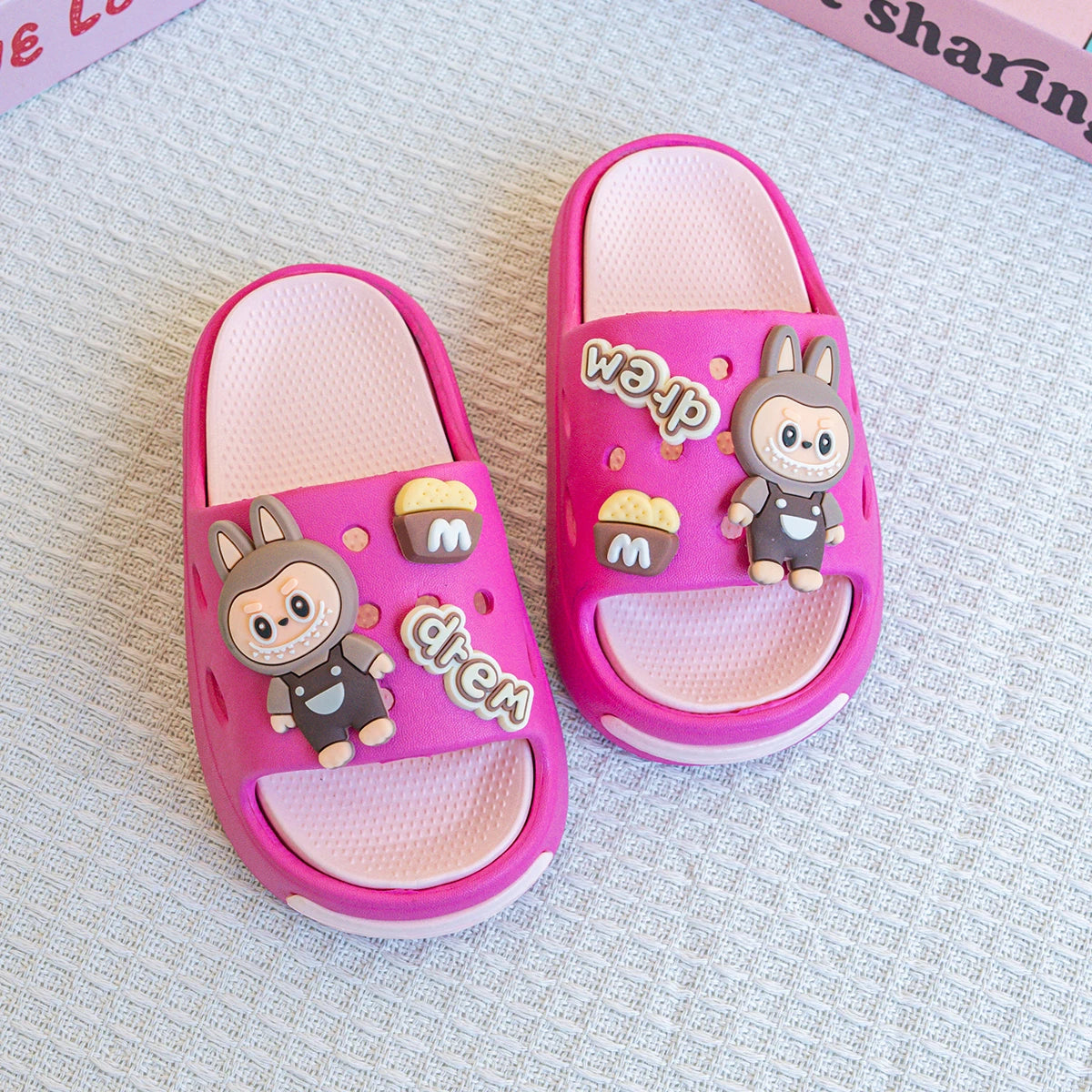 Pink and Purple EVA Slippers Ages 2–10