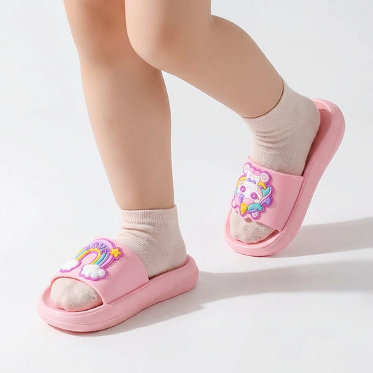 Dreamy Unicorn Toddler Slippers for Ages 1-6