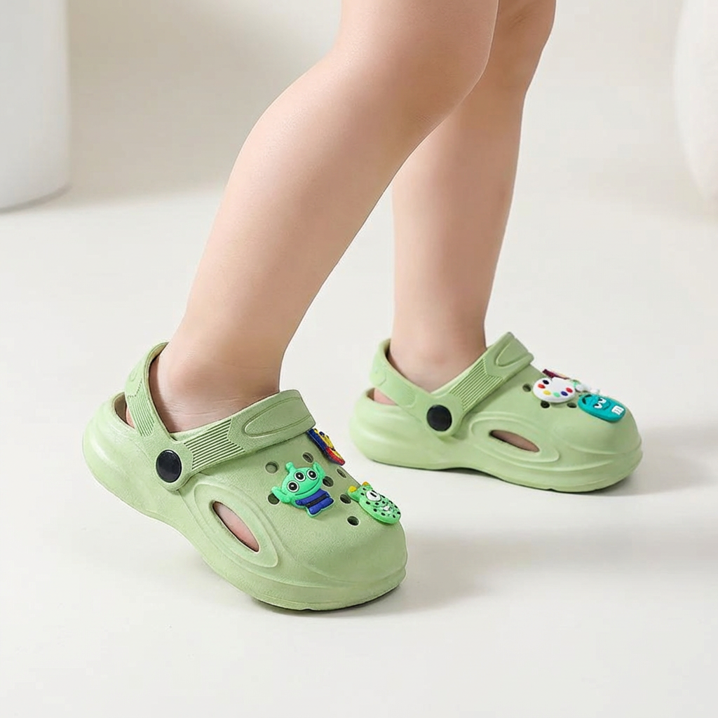 Zuecos de goma espacial para niños (de 1 a 6 años)