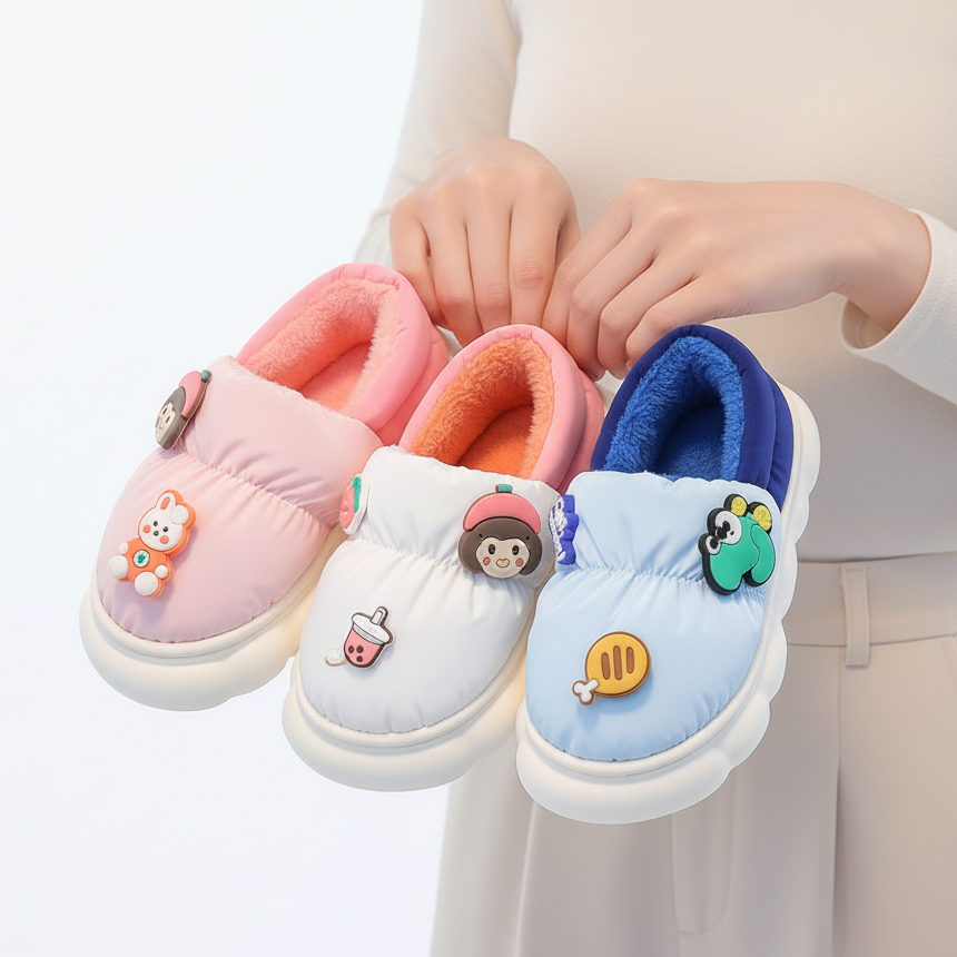 Waterproof Warm and Soft Space Boots Slippers Ages 2-13