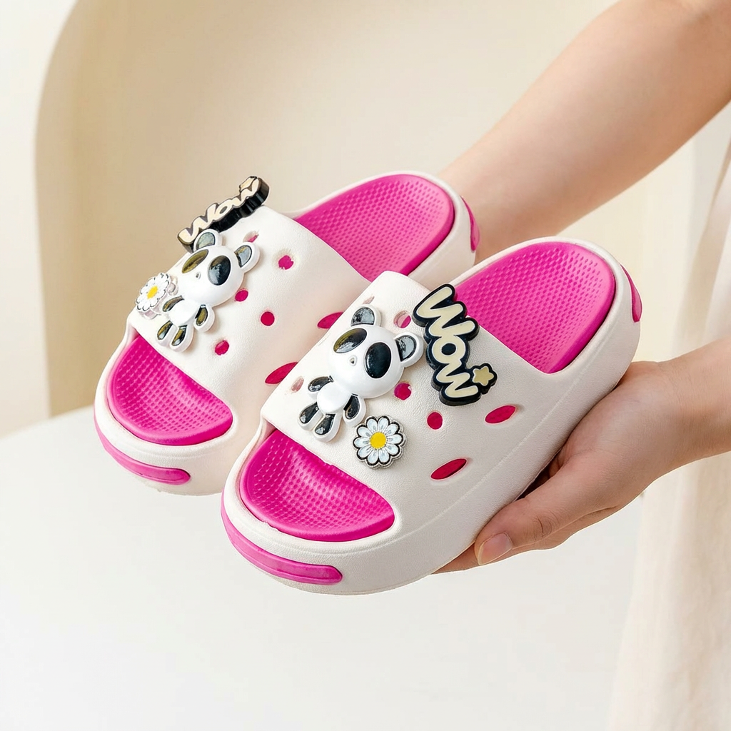 Pantofle Wow s měkkou podrážkou a protiskluzovou úpravou (věk 2-9 let)