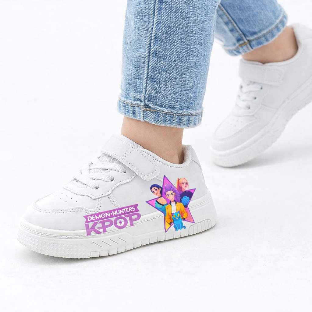 White Sneakers K Pop Ages 3-12